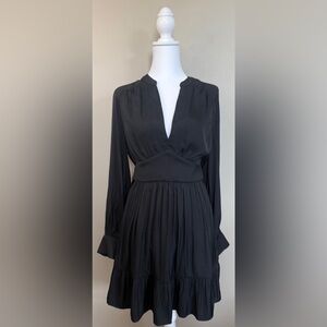 Banana Republic Black Long Sleeve Dress